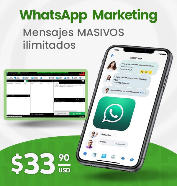 Promoción del sistema de WhatsApp Marketing